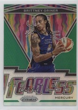 2021 Panini Prizm WNBA Fearless Green Prizm Brittney Griner #14 1mz7