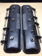 1966-80 Rolls Royce Silver Shadow Silver Wraith Ii Valve Covers With Plug Holder
