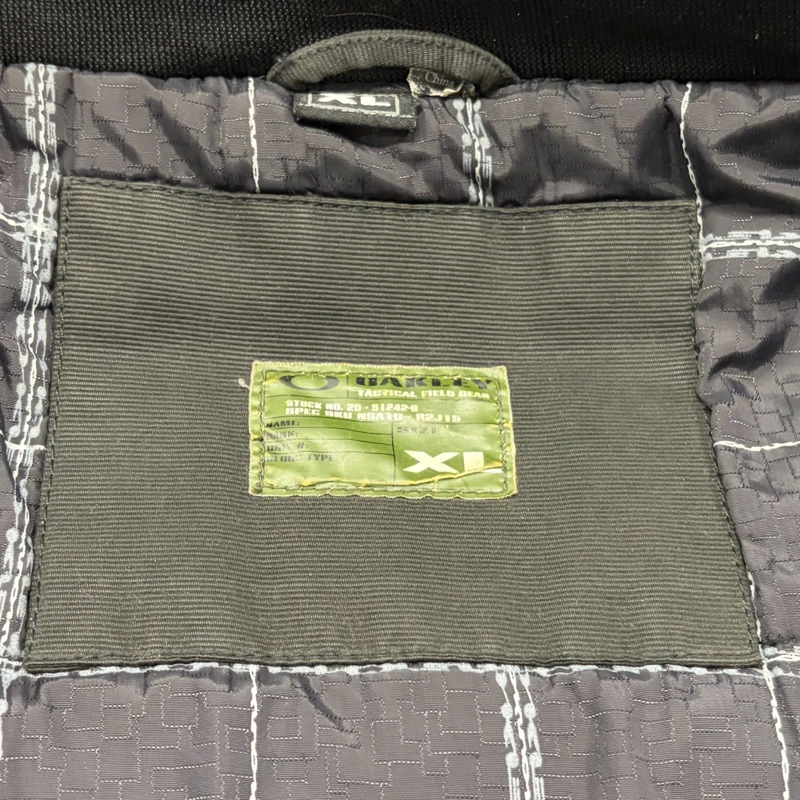 Oakley Tactical Field Gear Parka Jacket Mens XL Black Cotton Full Zip Hooded image 9