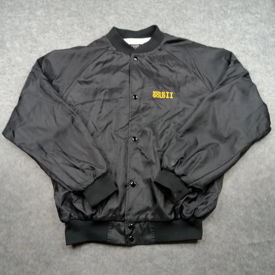 Matco Tools Jacket Mens Medium Black Bomber Snap Front Insulated Workwear Logo - Image 2 of 4