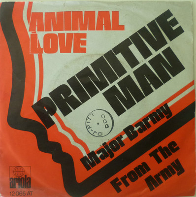 7'' 1971 ROCK RARE! PRIMITIVE MAN : Animal Love /MINT-?