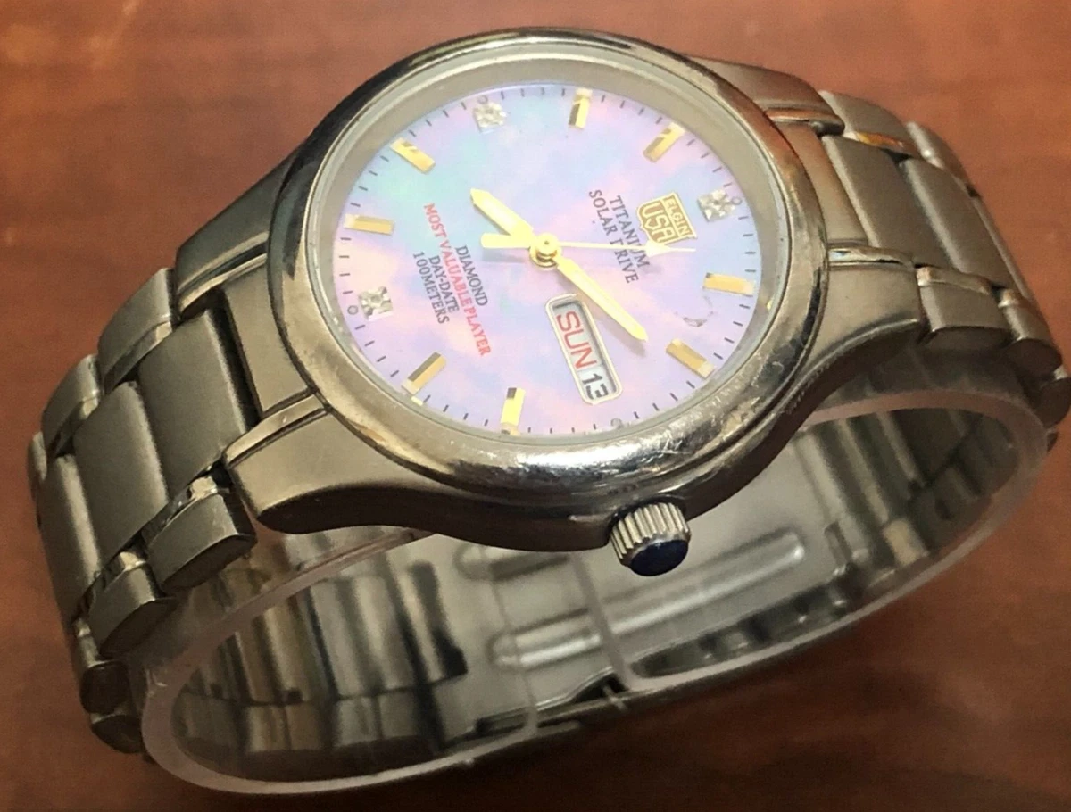 Elgin titanium shop watch