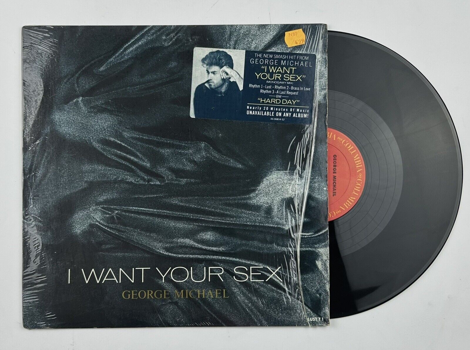 George Michael Vinyl I Want Your Sex 1987 Record LP Shrink On Hype Sticker NM