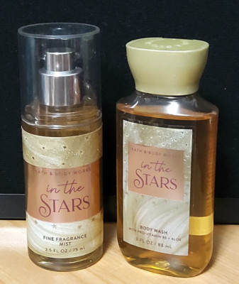 Bath & Body Works IN THE STARS Body Wash & Fine Fragrance Mist Travel Set - NEW
