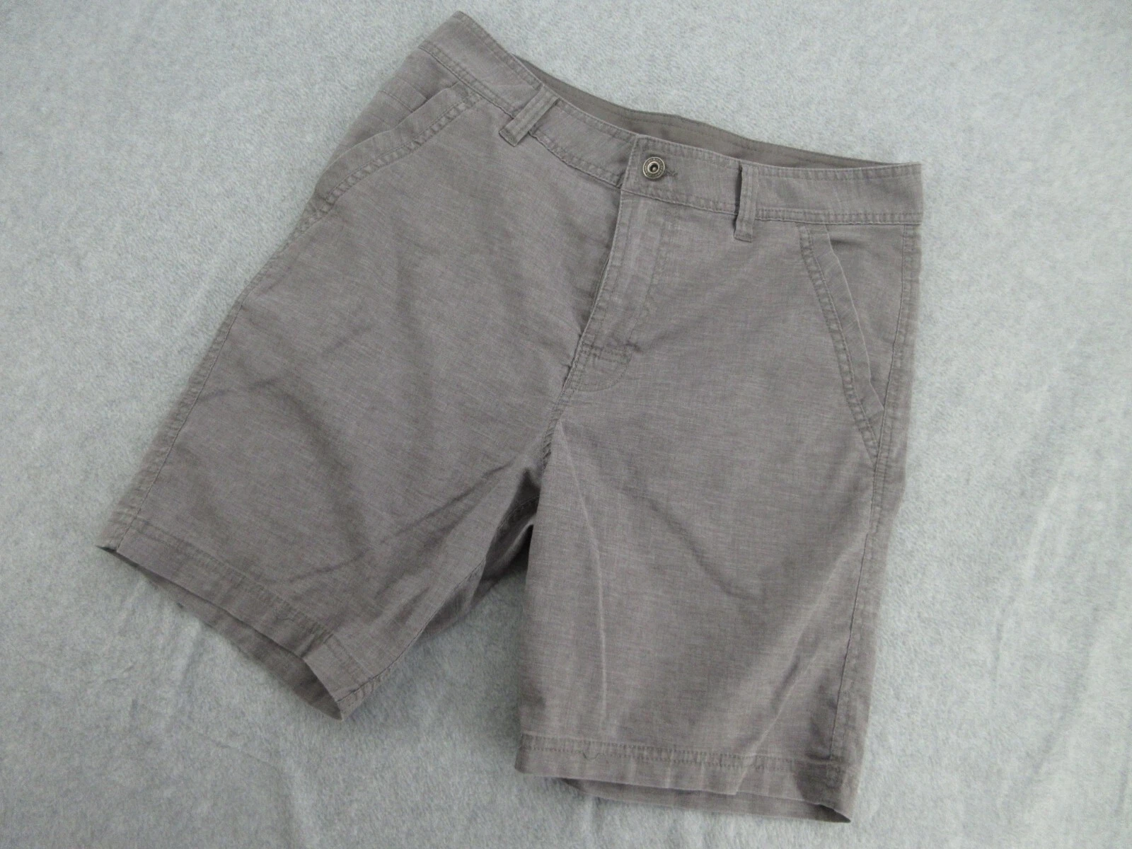 prana flat front hemp outdoor casual golf shorts