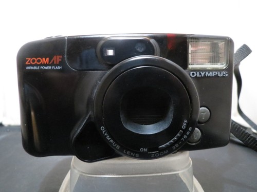 OLYMPUS AZ-210 SUPERZOOM 35mm Film Compact Camera w/ 38-76mm Zoom + Case & Ins - Picture 2 of 12