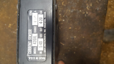 CURRENT TRANSFORMER CT TRANSMITTER MADE IN USA KATY INSTRUMENTS 420XL 0-420 AMPS