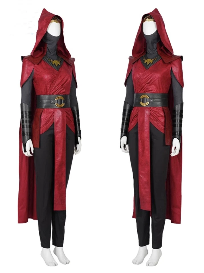 Star Wars Hermana de la Noche Merrin Trajes de Juegos con disfraces Bruja Jedi Oscura Disfraz de Halloween  Foto 3 de 4