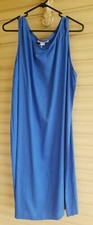 Suzanne Grae Blue Shift Dress - Linen size 20 Women - Work Casual