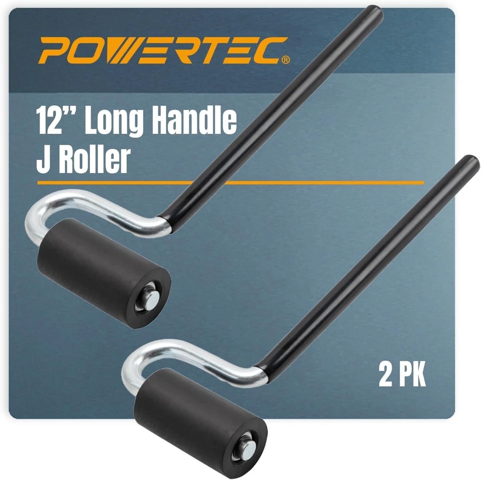 Instalación de laminado sin esfuerzo con herramienta de rodillo J de 12" - Juego de 2 paquetes para profesionales Foto 3 de 4