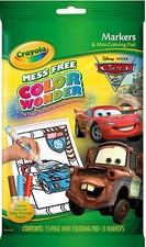 Crayola Colour Wonder (Color Wonder) Mini Colouring Book & Markers - Disney Cars