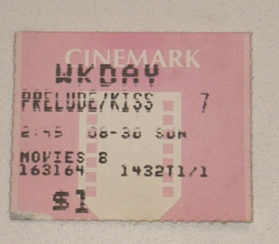 Prelude To A Kiss Movie Ticket Stub Rom Com Meg Ryan Alec Baldwin Film ...