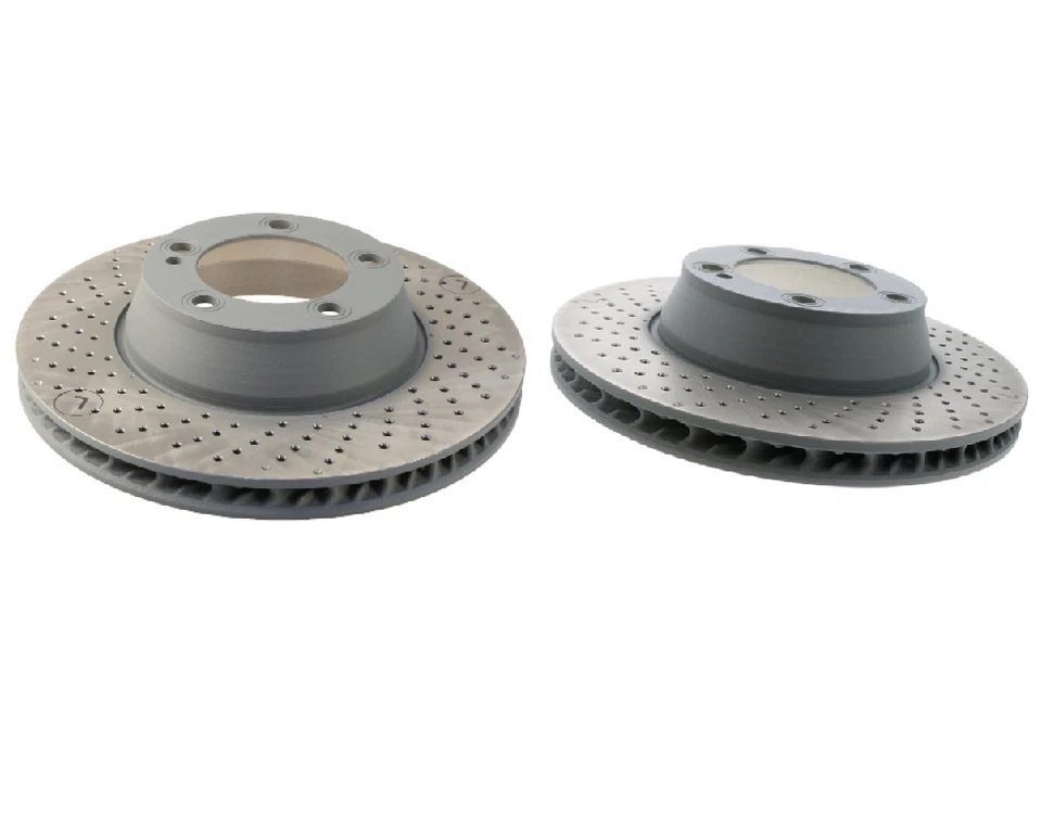 Rotores delanteros y traseros + almohadillas con sensores para vehículos Porsche 911 y Boxster 12-16 Foto 4 de 4