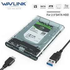Wavlink External Hard Drive Enclosure 2.5" USB3.0 to SATA III HDD/SSD Max 4TB