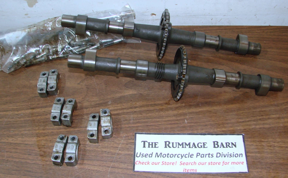 РАСПРЕДЕЛИТЕЛЬНЫЕ ВАЛЫ с ФИКСАТОРАМИ --- 1978 KAWASAKI KZ650 KZ 650 - Изображение 2 из 2