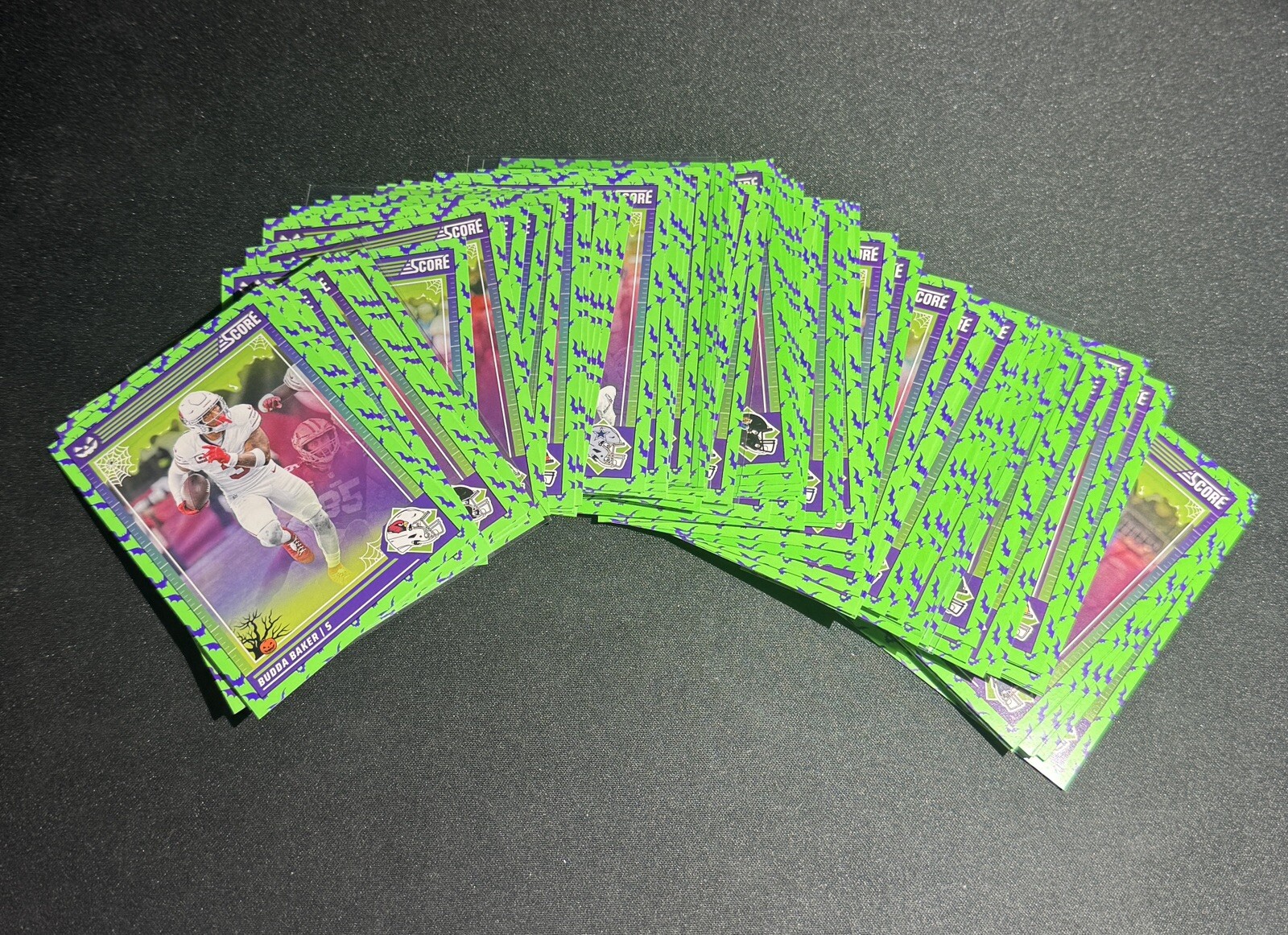 2024 Score A Treat NFL Green Bats Base Lot 1-300 Non-Rookies Pick Your Cards  