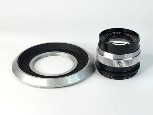DURST NEOTAR 1:4,5 f=10,5 Cm OBIETTIVO PASSO M39 PER INGRANDITORE CON PIASTRA - Imagen 3 de 9