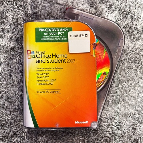 Microsoft MS Office 2007 Home and Student Licensed 3 PC Full Retail