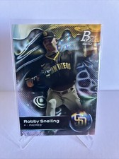 2023 Bowman Platinum Ice Foil TOP-38 Robby Snelling San Diego Padres