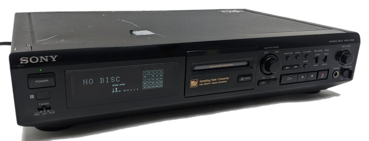 Sony MDS JE500 MD Recorder – Quick Impression | HFA - The SONY MDS