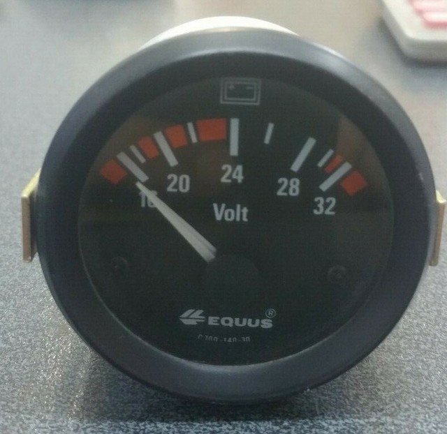 EQUUS Voltmeter Gauge eBay