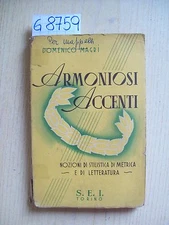 D. MAGRì - ARMONIOSI ACCENTI - S.E.I. - 1954