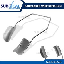 Barraquer wire Speculum Solid Blade Ophthalmic Surgical Stainless German Grade