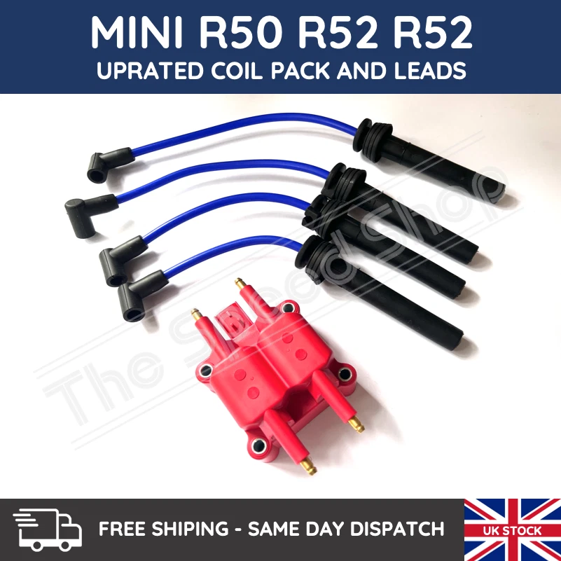 High Performance Uprated Coil Pack & Leads For Mini Cooper S & JCW R50 R52 R53 - Image 2 of 3