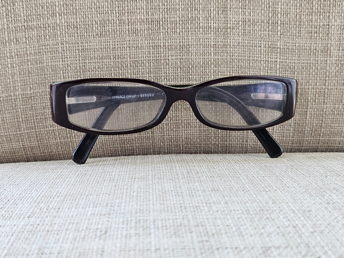 Versus by Versace Women Eyeglasses/Glasses Frame Brown MOD8014 51[]14 135 Frame Versus by Versace Women Eyeglasses/Glasses Frame Brown  main image 3