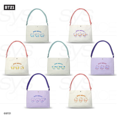 BTS BT21 Official Authentic Goods minini Canvas Cross Bag +