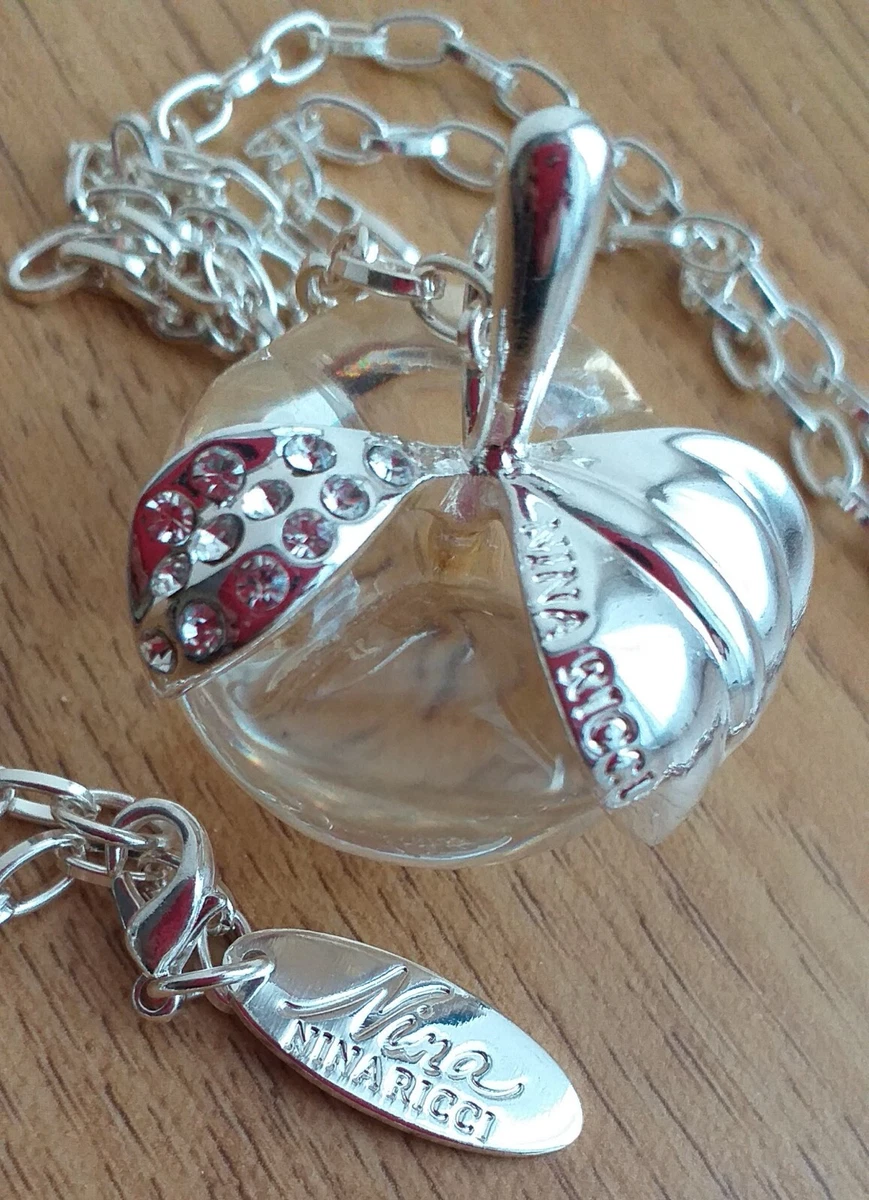 Chaîne Et Pendentif Nina Ricci En Argent Massif 925 - Bijou Occasion, Poinçonné