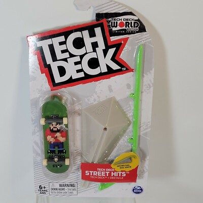 Tech Deck Street Hits Series Arched Rail Obstacle Flip Skateboard World Edition