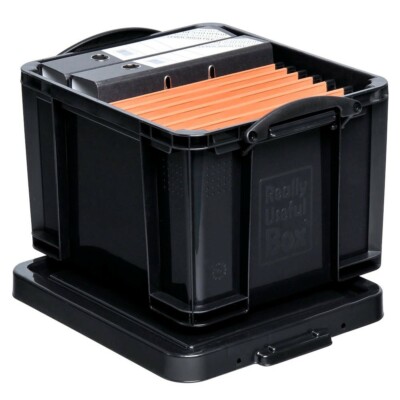 Really Useful Aufbewahrungsbox 35l 480 x 390 x 310mm schwarz