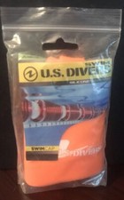 U.S. Divers Junior 6 Swim Silicone Cap Orange NEW 