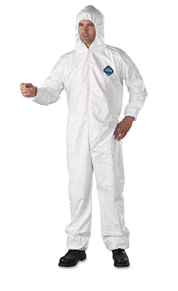 Hazmat Coverall Dupont UNISEX Tyvek TYCHEM PROSHIELD ISOCLEAN LAB COAT ☣️☢️👍 - Image 2 of 4