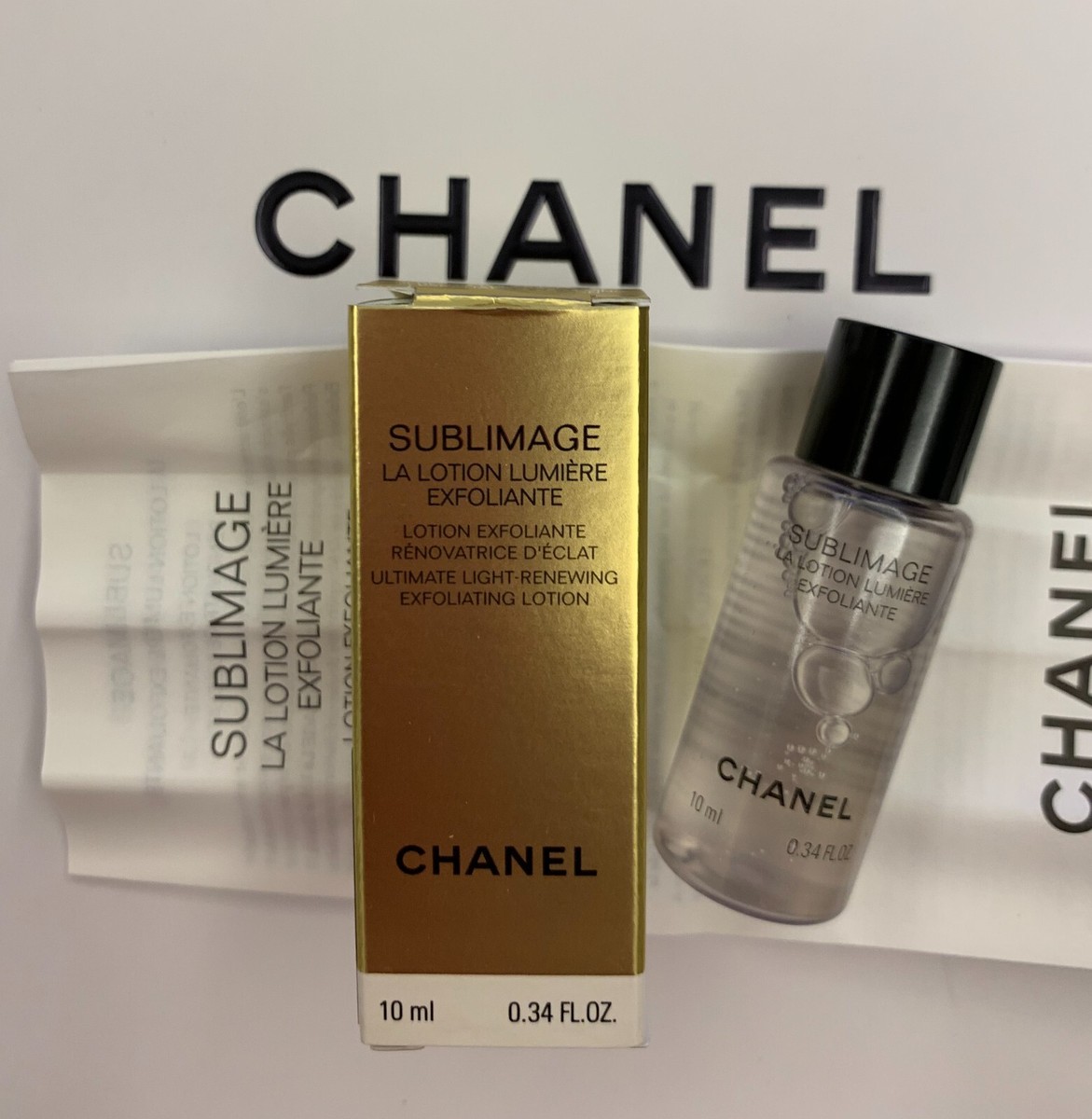 CHANEL SUBLIMAGE Ultimate Light Renerwing Exfoliating Lotion 10ml