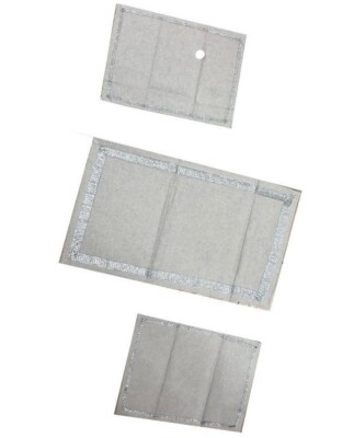 Tris Centrini Unifarben Strassband Elegant Vielseitig Ecrù Made in Italy