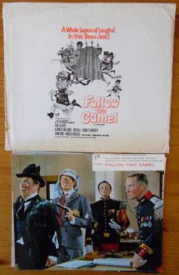Carry On Follow That Camel 8''x10'' FOH Lobby Card Set of 8 & Printed Envelope