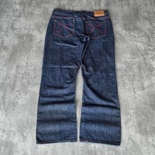 Vintage Y2K AKOO Baggy Jnco Style Embroidered Skater Grunge Carti Opium Jeans