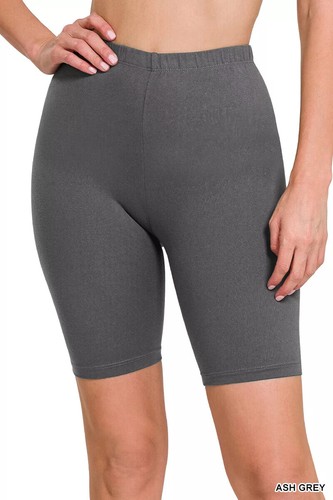 1X 2X 3X Bermuda Bike Shorts Soft Stretch Cotton Microfiber Leggings Gym Yoga - Picture 22 of 54