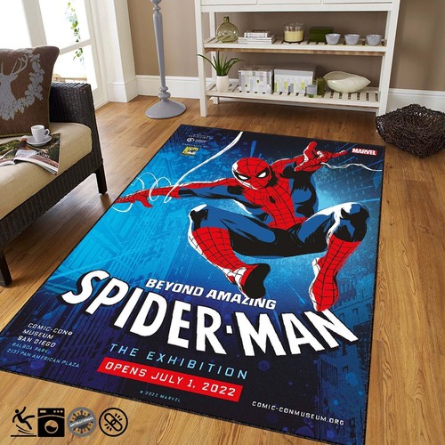 Spiderman Poster Rug, Sofa Area Bedroom Rug - Picture 4 of 4
