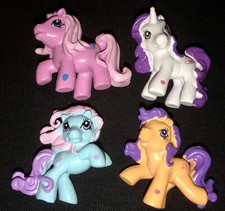 Hasbro My Little Pony Mystery 1 1/2  2" Vinyl Figures Lot Of 4