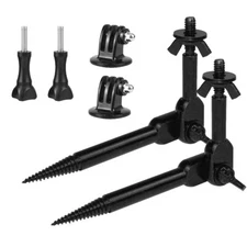 Trail Camera Mount Kit 1/4"-20 Screw Tree Mount 2 Pieces