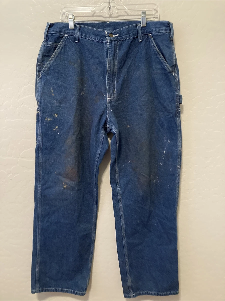 Carhartt relaxed best sale fit carpenter jeans