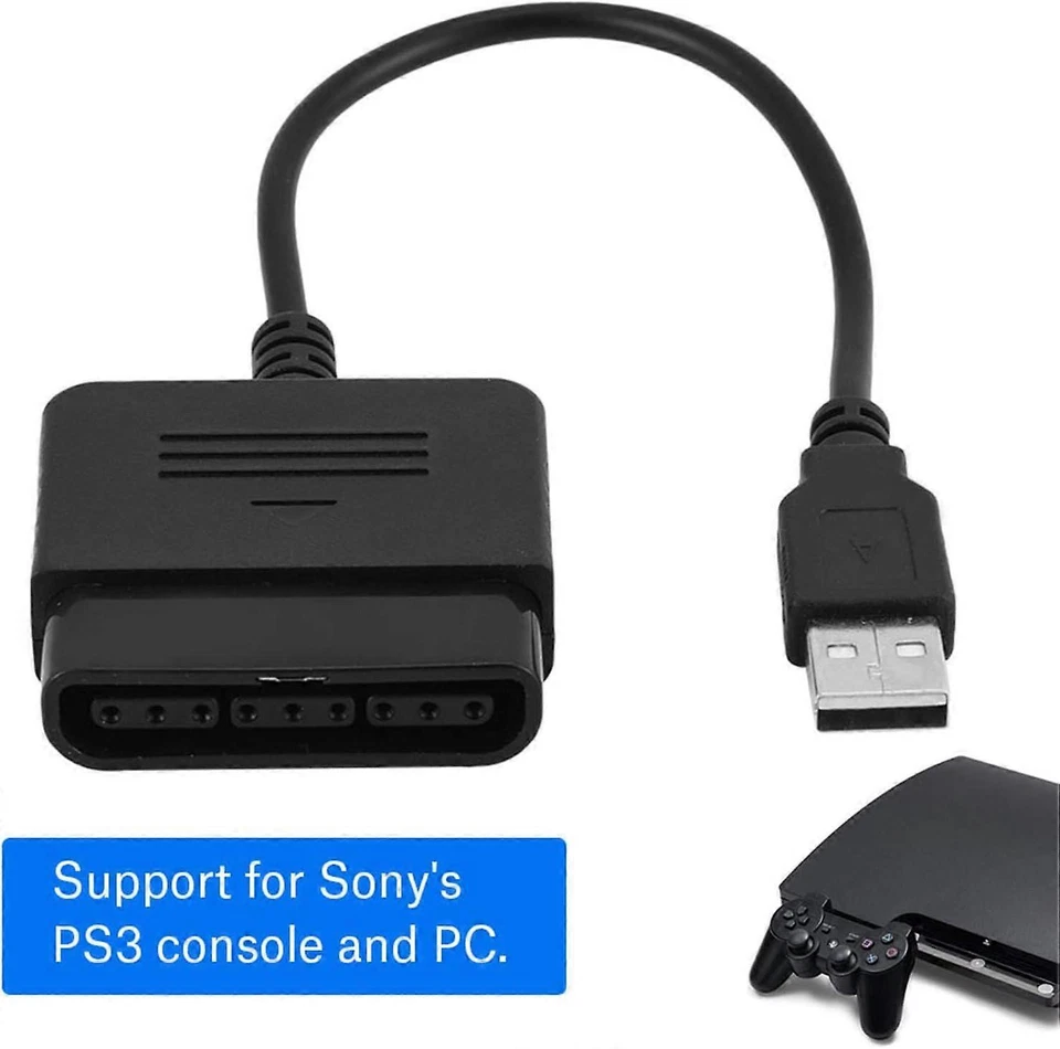 PS2 Controller Converter, PS2 to PS3 Controller Adapter PS2 to USB for PC or PS3 - Image 4 of 4