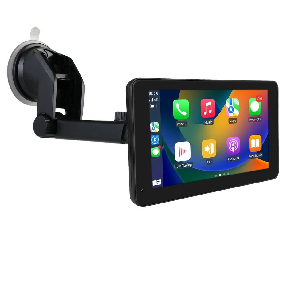 7" touch screen 2K portable car wireless Apple CarPlay Android car radio BT FM - Image 4 of 4