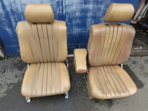 M-B Tex Kunstlederausstattung dattel Mercedes-Benz W123 Coupe C123 2.Serie