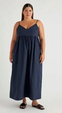 Quince 100% Organic Cotton Sleeveless Maxi Dress Size Small NWT