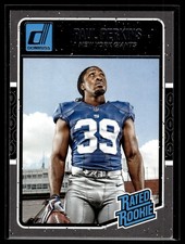 Paul Perkins 2016 Donruss Rated Rookie A Card #389. rookie card picture