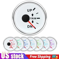 2'' 52mm Trim Gauge Meter 0-190 ohms UP-DN In Outboard Engine For Boat Marine US